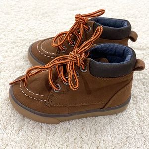 EUC Gymboree lace up toddler boots sz 5